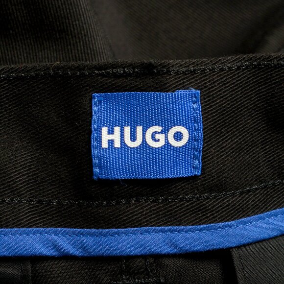 Hugo Boss Men's "Zayn242" Black Flat Front Casual Pants US 32/32 IT 32/32 - Picture 4 of 5